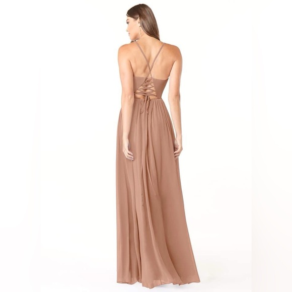 Azazie Aaida in Champagne Rose - Picture 4 of 5